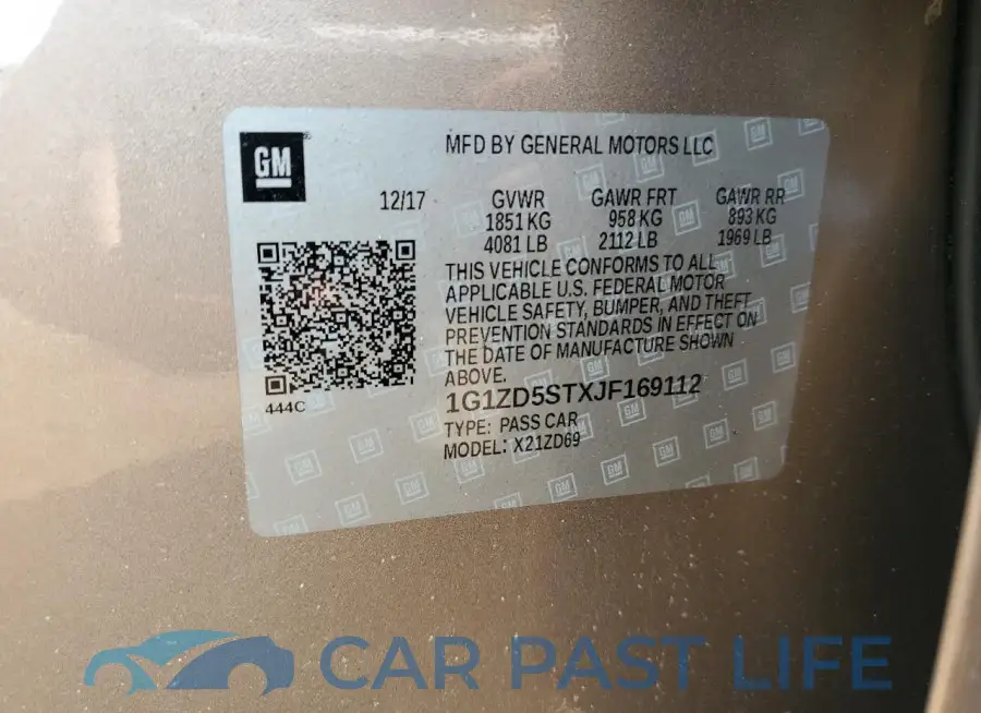 1G1ZD5STXJF169112# 12