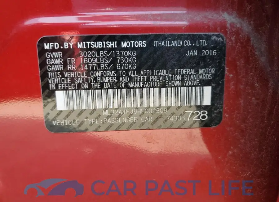 ML32A4HJ8HH002508# 12