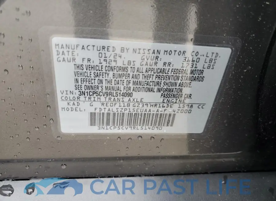 3N1CP5CV9RL514090# 12