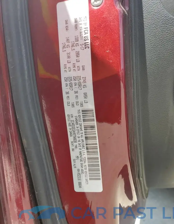2C4RDGEGXHR790838# 13