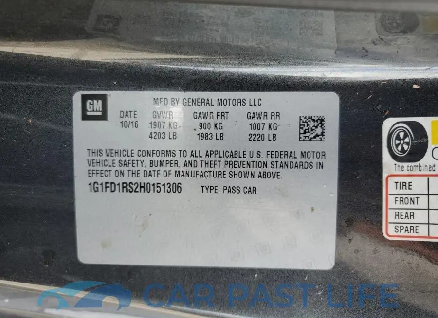 1G1FD1RS2H0151306# 13