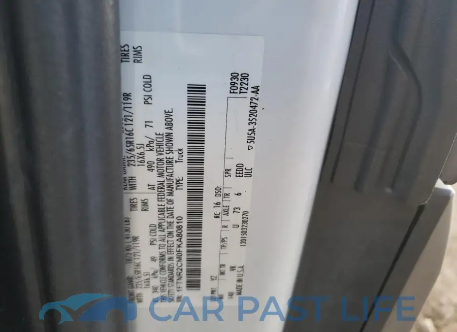 1FTNR2CM0FKA80810# 13