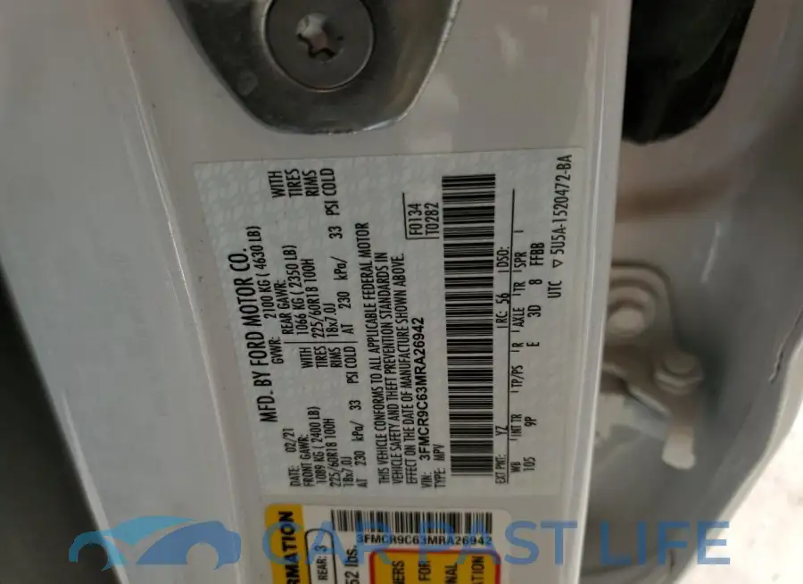 3FMCR9C63MRA26942# 12