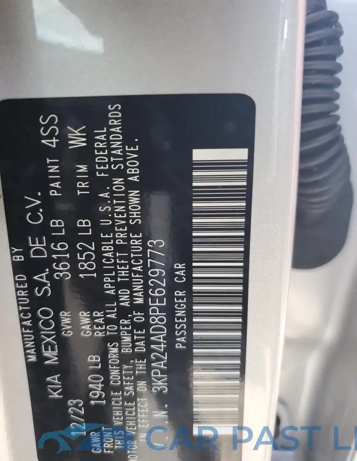 3KPA24AD8PE629773# 13