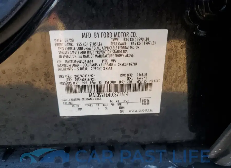 MAJ3S2FE4LC371614# 14