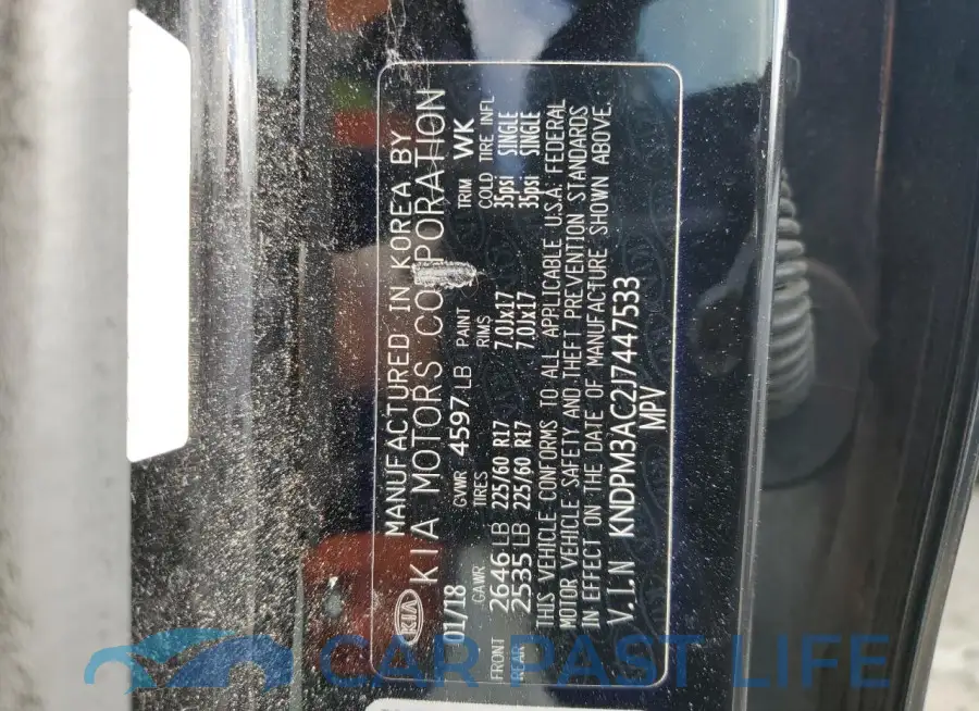 KNDPM3AC2J7447533# 13