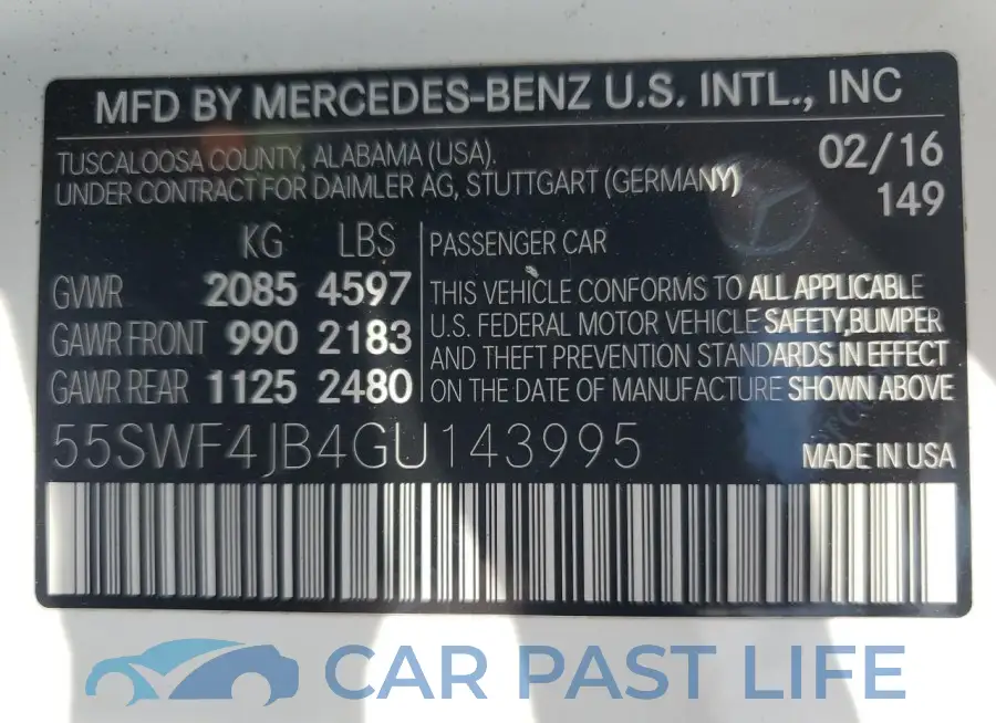 55SWF4JB4GU143995# 12