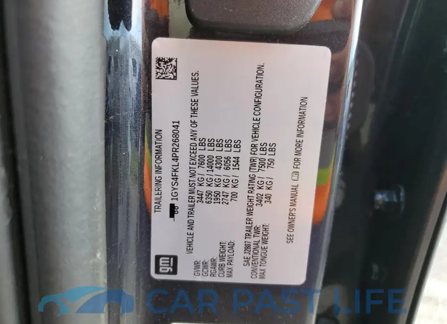 1GYS4FKL4PR268041# 14