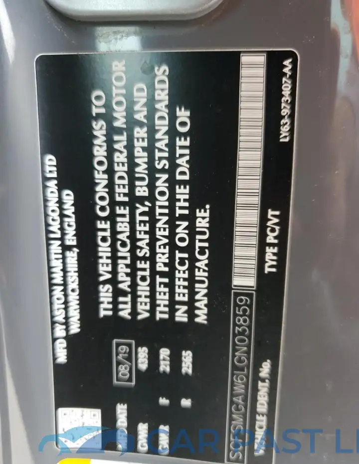 SCFSMGAW6LGN03859# 14