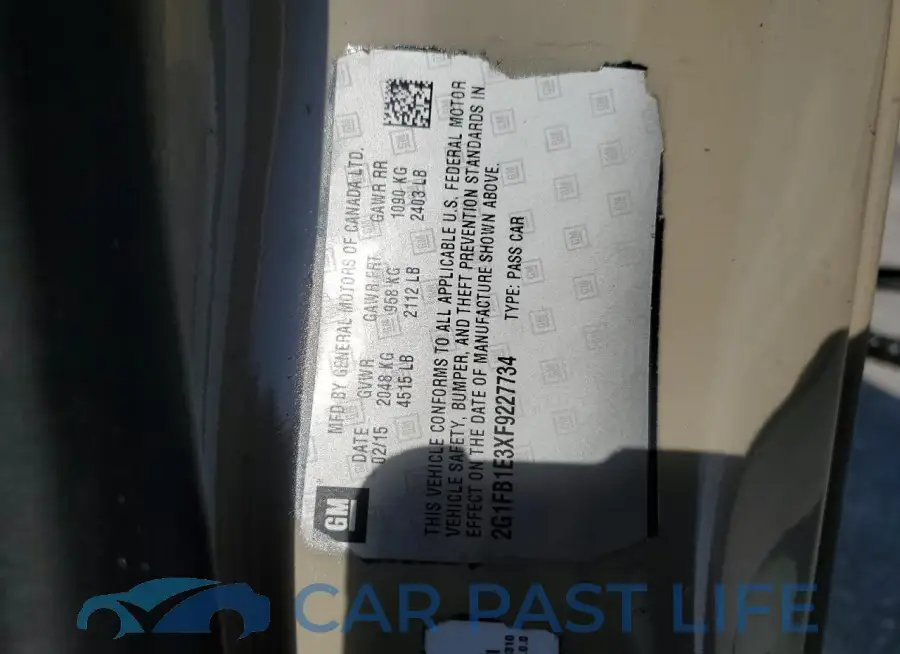 2G1FB1E3XF9227734# 12