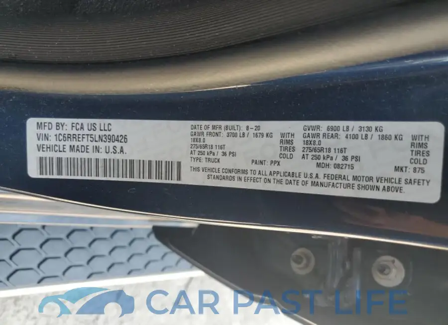 1C6RREFT5LN390426# 12