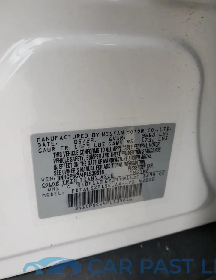 3N1CP5CV4PL539816# 14