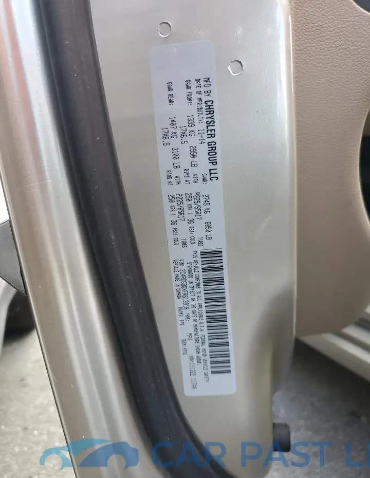 2C4RDGBGXFR613918# 14