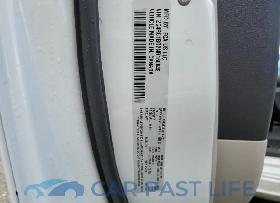 2C4RC1BG2NR160845# 14
