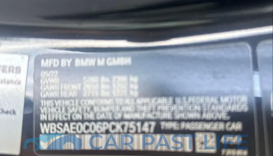 WBSAE0C06PCK75147# 10