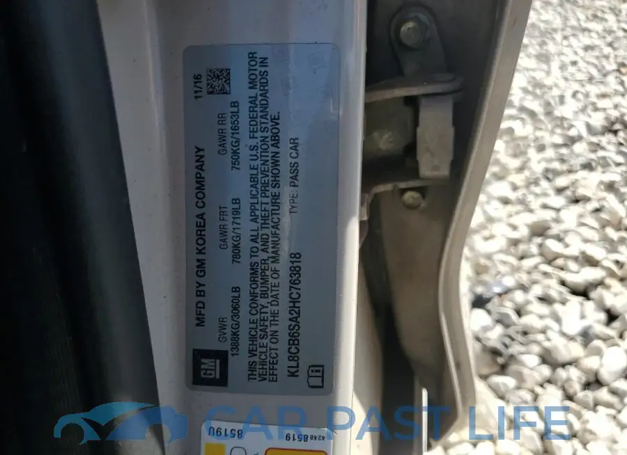 KL8CB6SA2HC763818# 12