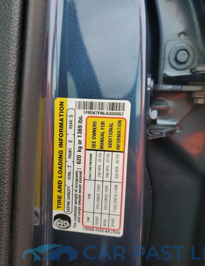 1FM5K7FH6JGA00062# 13