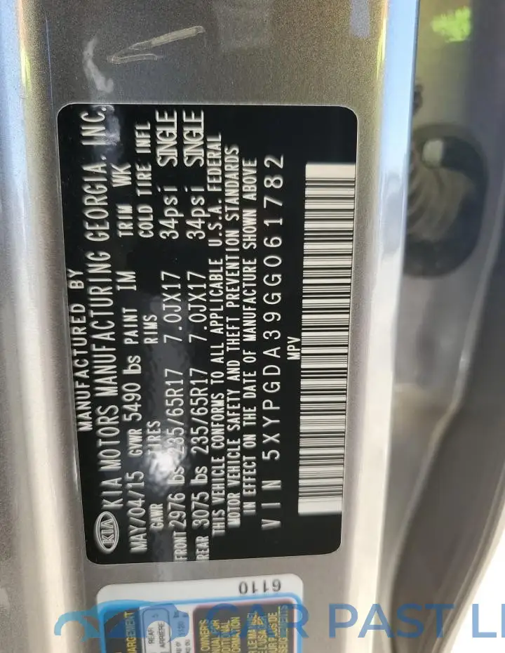 5XYPGDA39GG061782# 14