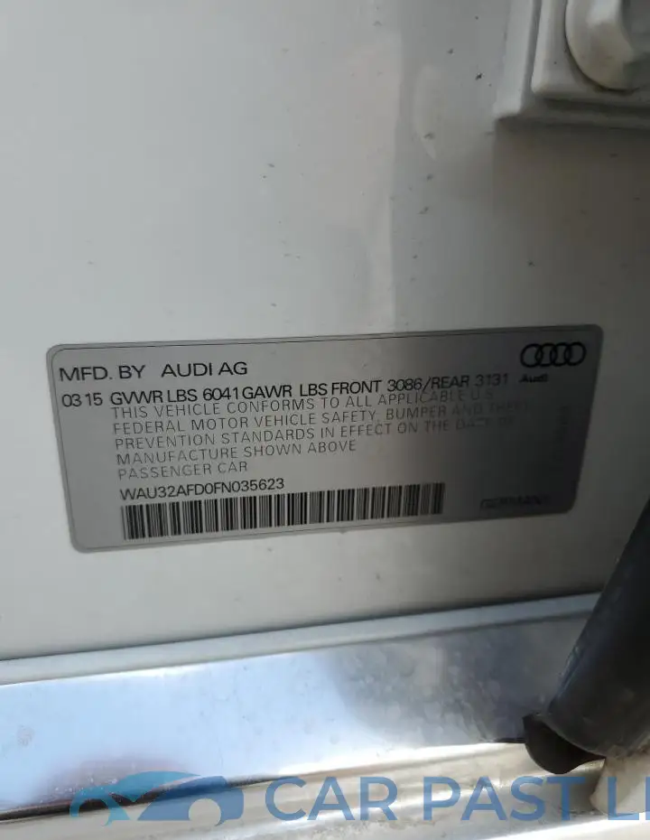 WAU32AFD0FN035623# 12