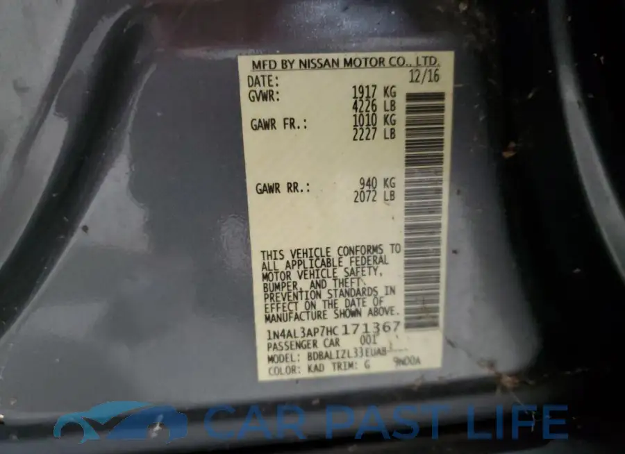 3N1AB8CV3MY236225# 13