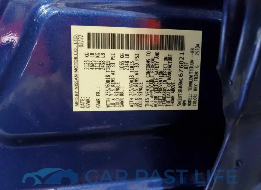 5N1BT3BB8NC676021# 14
