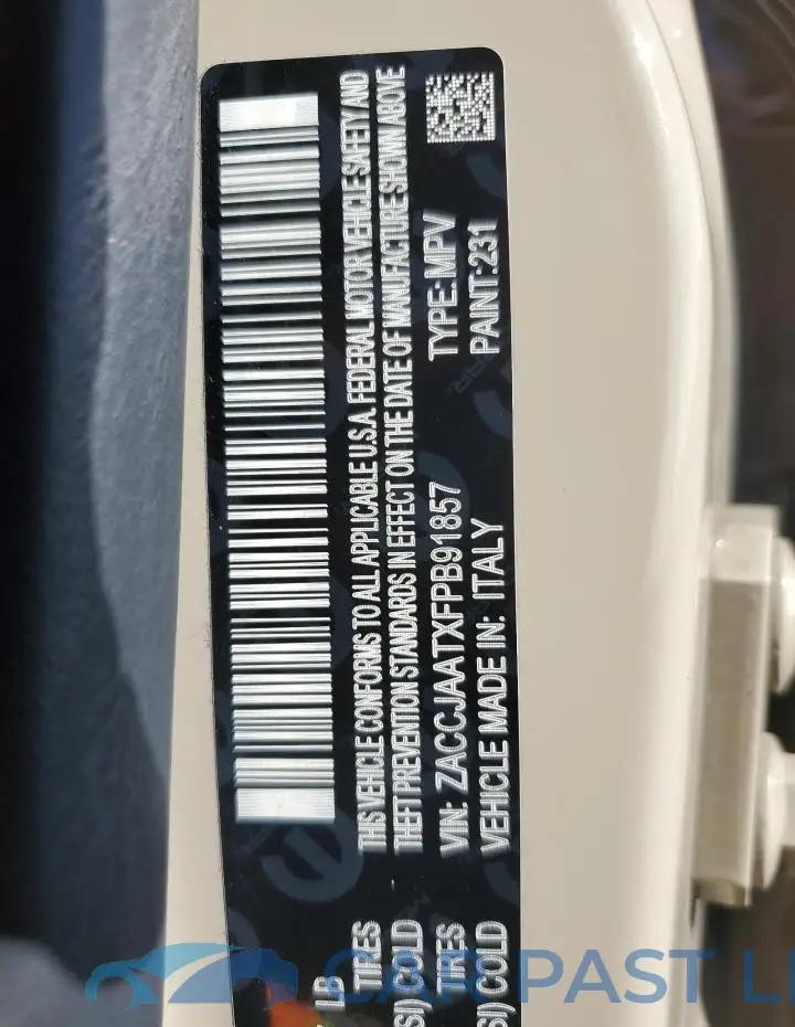 ZACCJAATXFPB91857# 13