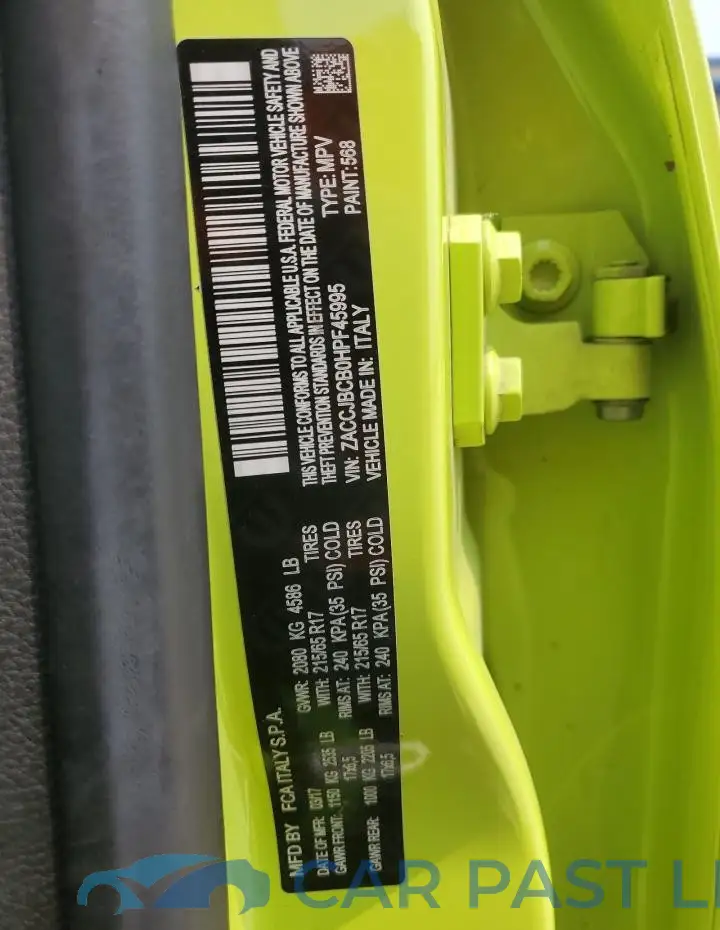 ZACCJBCB0HPF45995# 14