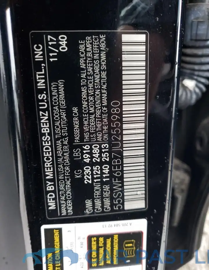 55SWF6EB7JU255980# 12