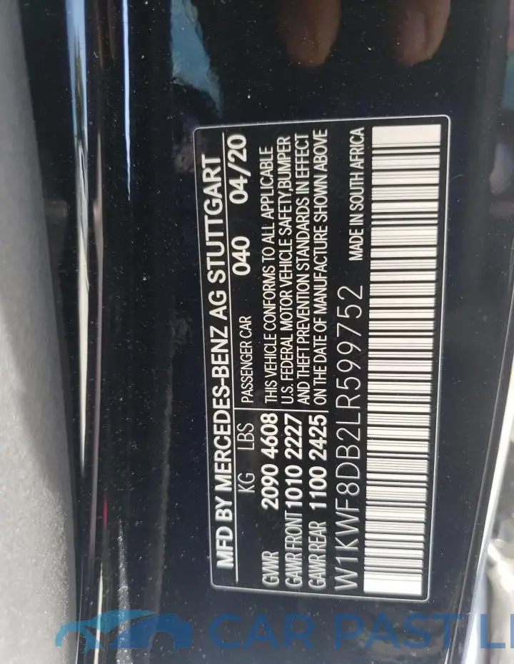 W1KWF8DB2LR599752# 12