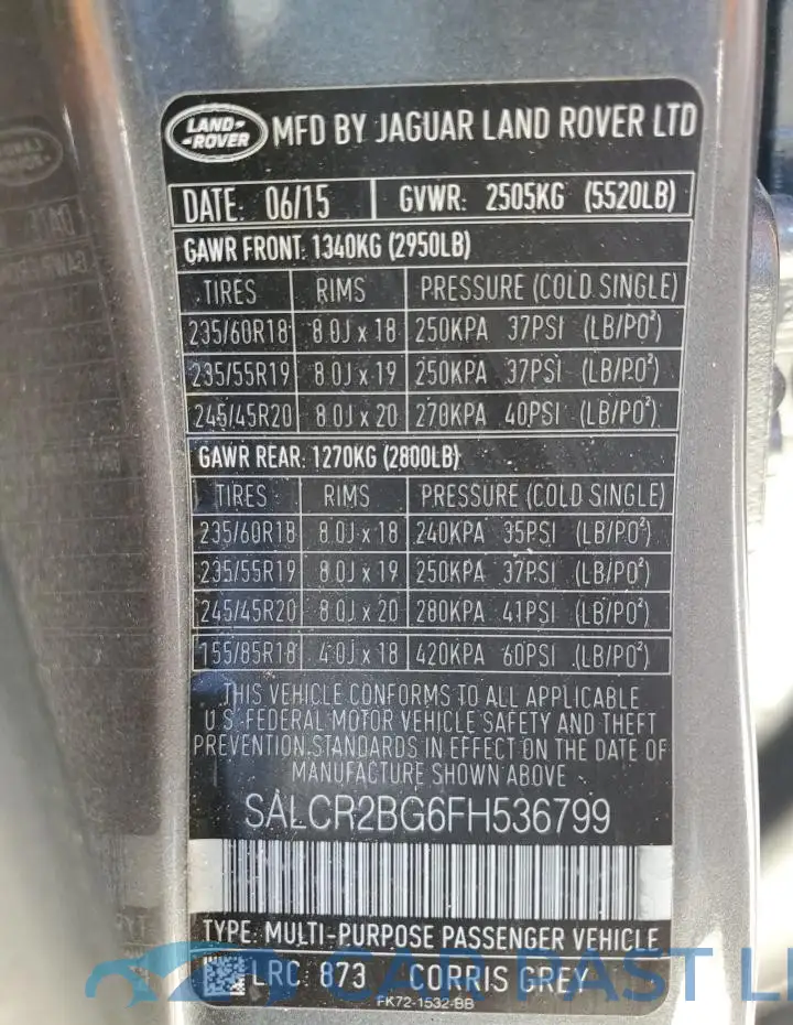 SALCR2BG6FH536799# 13