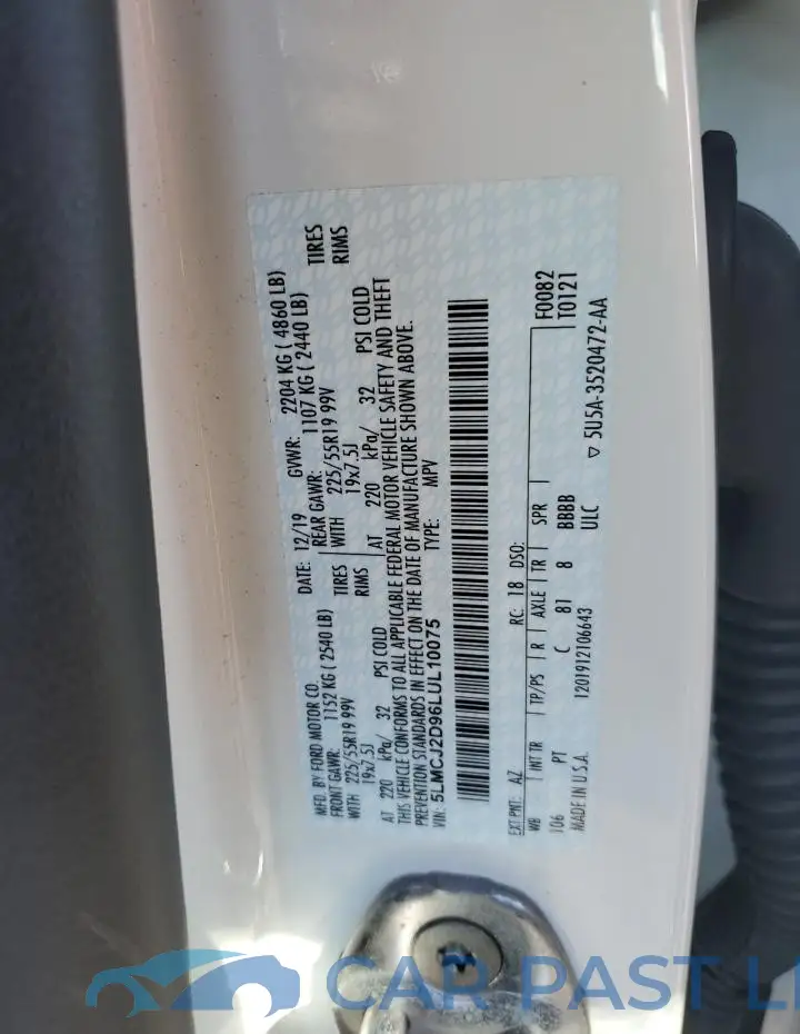 5LMCJ2D96LUL10075# 13