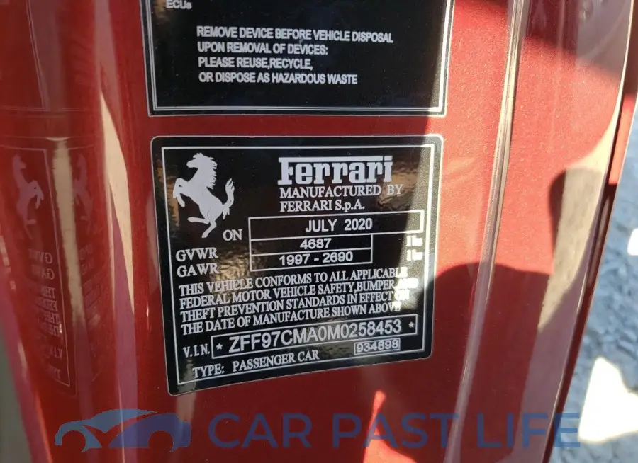 ZFF97CMA0M0258453# 12