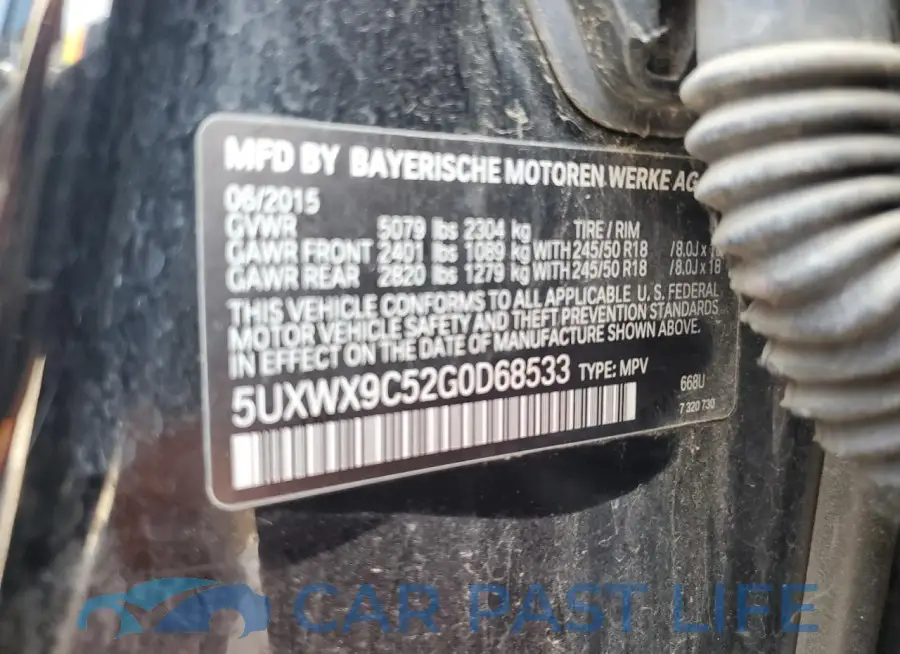 5UXWX9C52G0D68533# 13