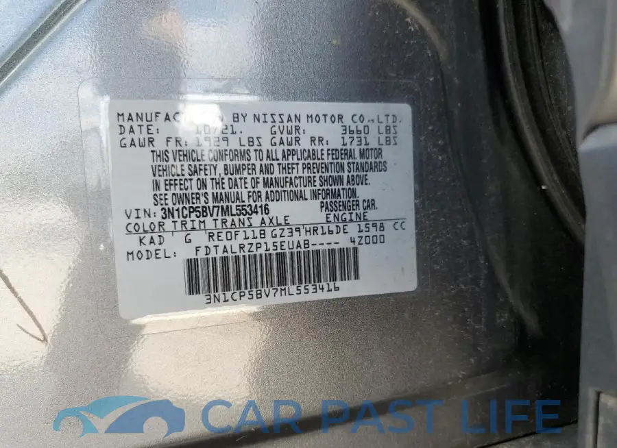 3N1CP5BV7ML553416# 14