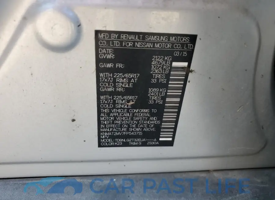 KNMAT2MV7FP543715# 13