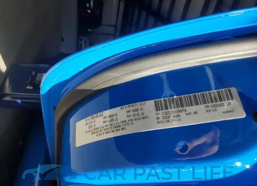 1C3BDEDZXHV500754# 13