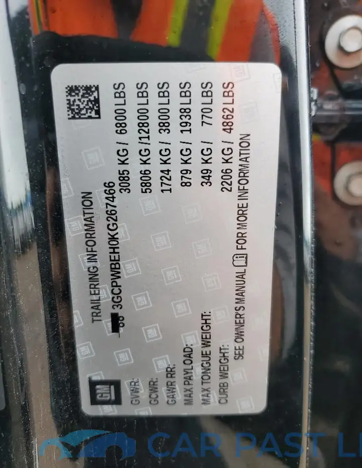 3GCPWBEH0KG267466# 12