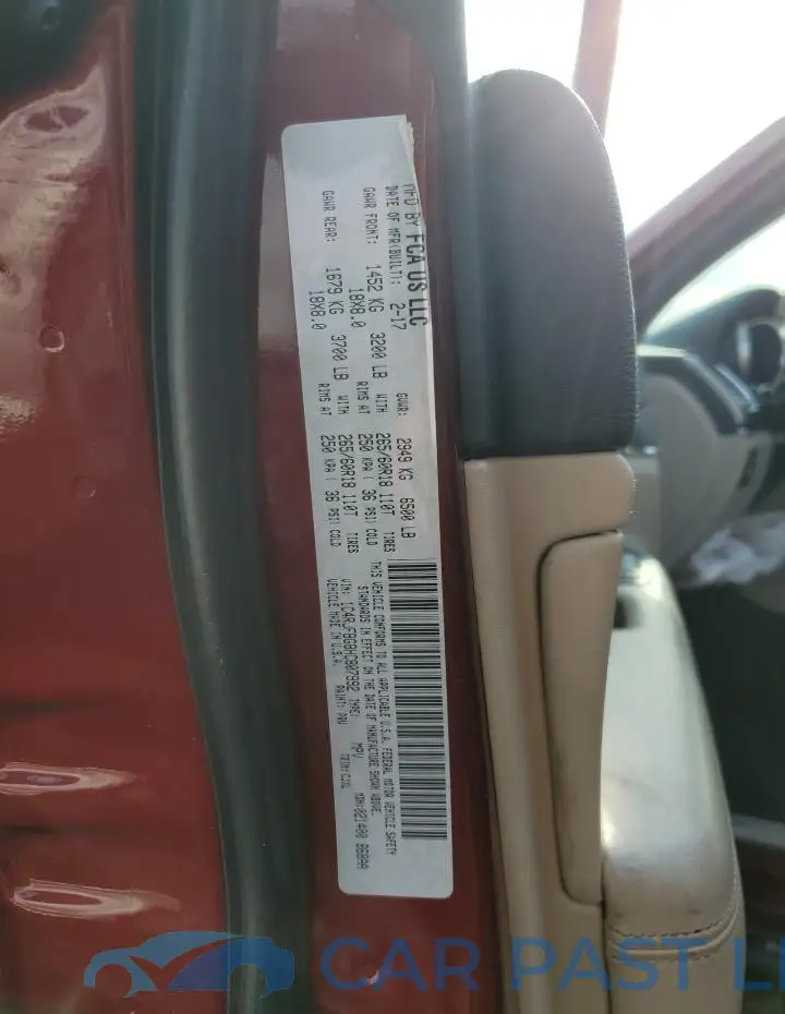 1C4RJFBG8HC807992# 13