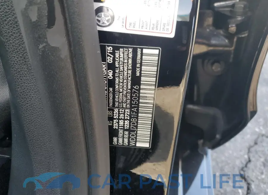 WDDLJ7DB1FA150576# 12