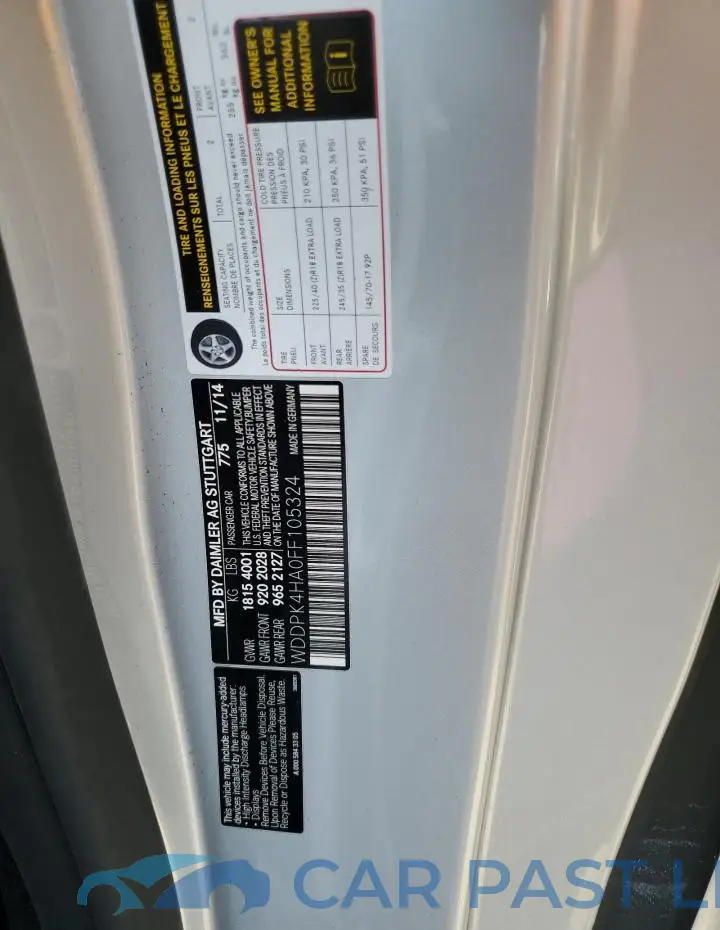 WDDPK4HA0FF105324# 13