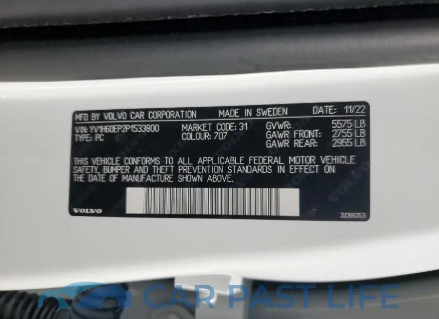 YV1H60EP2P1533800# 12