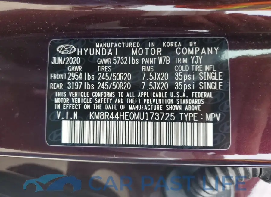 KM8R44HE0MU173725# 13