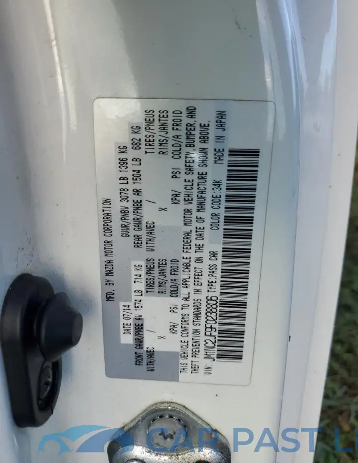JM1NC2JF9F0238806# 13