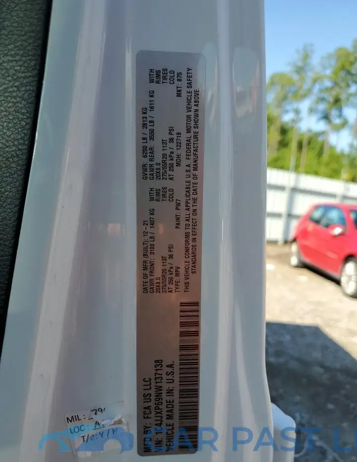 1C4JJXP69NW137138# 14