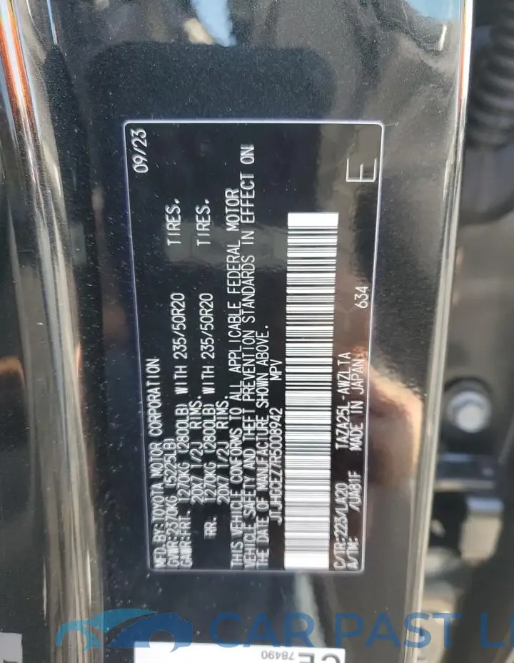 JTJHGCEZ7R5008942# 13