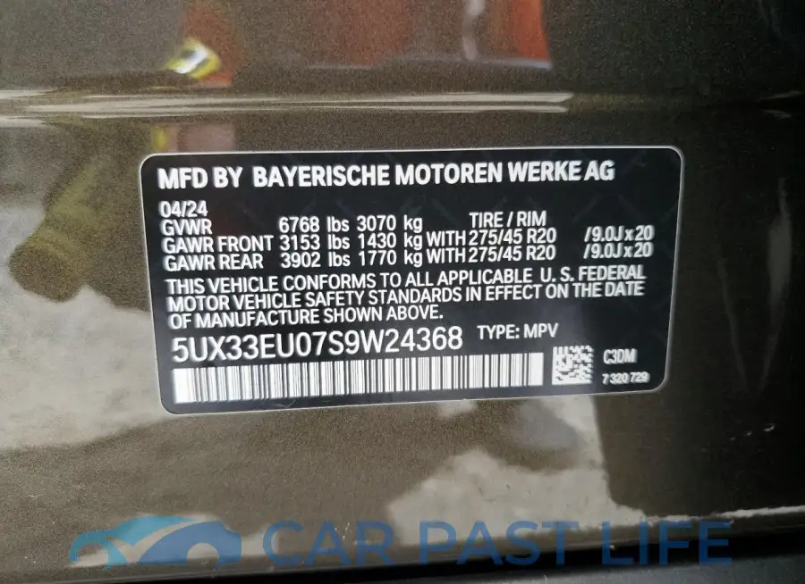 5UX33EU07S9W24368# 14