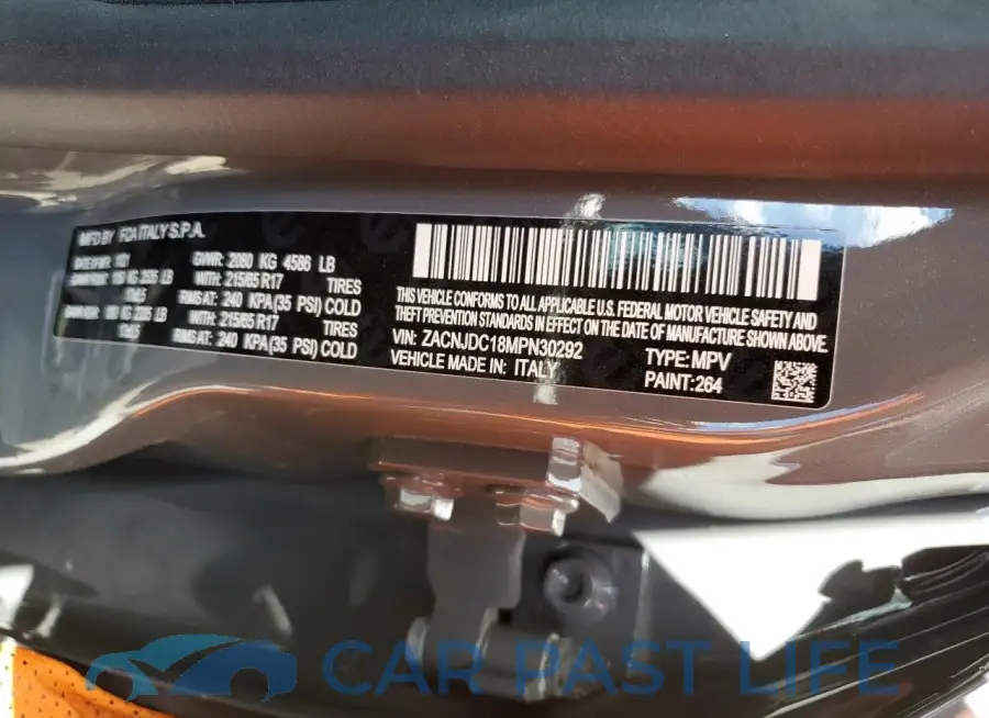 ZACNJDC18MPN30292# 12