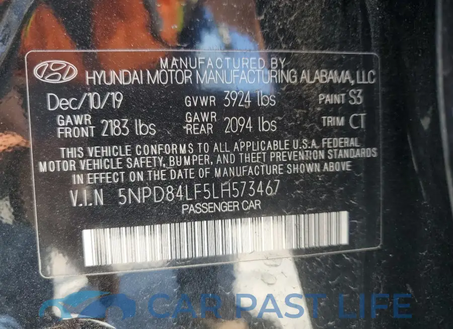 5NPD84LF5LH573467# 13