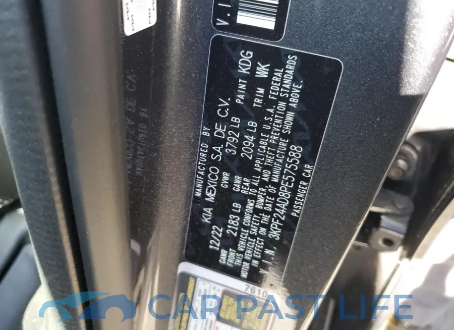 3KPF24AD8PE575588# 12