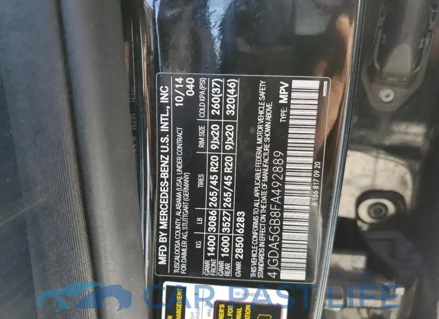 4JGDA5GB8FA492889# 13